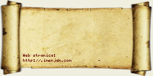 Isak Joksić vizit kartica